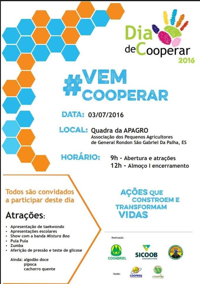 Dia de Cooperar: São Gabriel da Palha recebe ações gratuitas para a comunidade