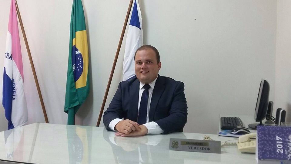 Vereador Tiago dos Santos é o novo presidente da Câmara Municipal de São Gabriel da Palha