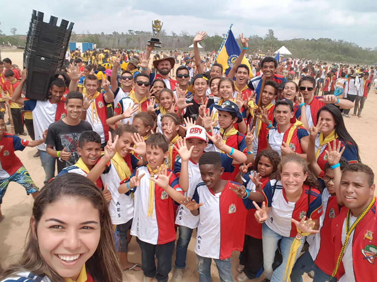 Vereadora Larissa Poubel participa do Campori em Linhares