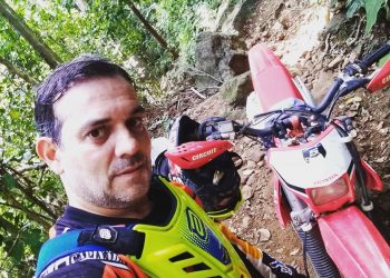 LUTO – Bill Mattedi morreu neste sábado quando se preparava para uma trilha de moto em Nova Venécia