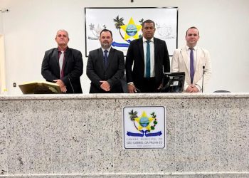 Léo Bragato assume o comando da Câmara de São Gabriel da Palha para o biênio 2023/2024