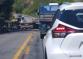 Acidente entre caminhão e caminhonete deixa 2 mortos em Colatina