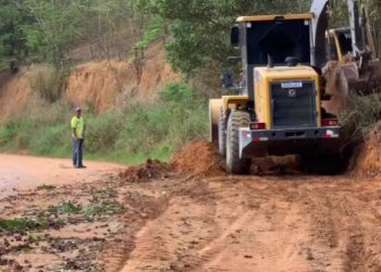 Projeto de melhoria na estrada que liga Vila Comboni ao Bairro Cachoeira da Onça com aplicação de Revsol é iniciado pela Prefeitura de São Gabriel da Palha