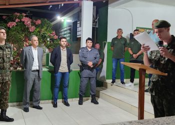 Prefeito Tiago Rocha participa de encerramento do ano de instrução do TG 01-015