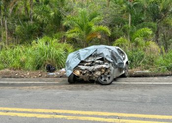 Grave acidente na BR 259 em João Neiva nesta manhã