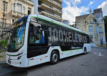 Empresa anuncia investimento na produção de frota de ônibus 100% elétricos em São Mateus