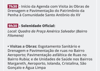 Governador Casagrande estará em Nova Venécia nesta quinta feira (20)