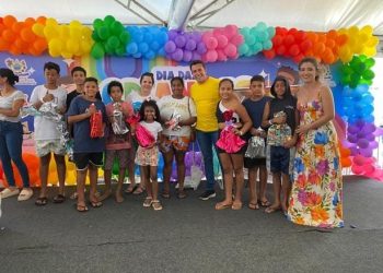 Dia das crianças com grande festa para as crianças em São Gabriel da Palha