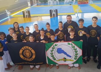 Jaguaré é destaque no Estadual de karate e conquista 22 medalhas na 5ª Etapa do Estadual