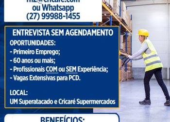 OPORTUNIDADE DE EMPREGO