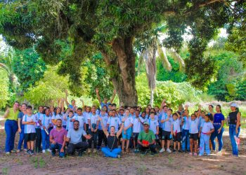 Meio ambiente: Alunos de Fátima promovem plantio sustentável em Jaguaré