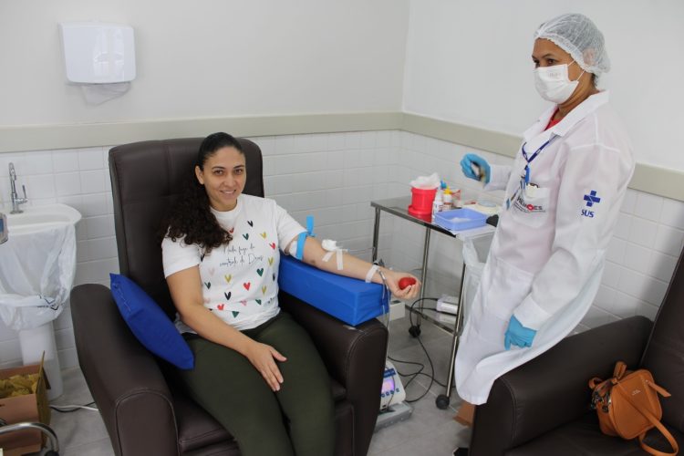 Secretaria de Saúde realiza ação de doação de sangue em Jaguaré