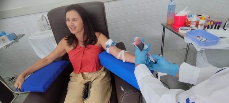 Secretaria de Saúde realiza ação de doação de sangue em Jaguaré