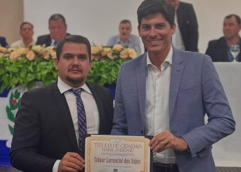 Deputado Estadual Mazinho dos Anjos recebe título de Cidadão Marilandense em comemoração aos 45 anos do município