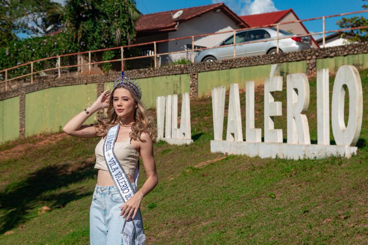 Mayara Melanes, Miss Vila Valério 2025, será um dos destaques da Feira dos Municípios do ES