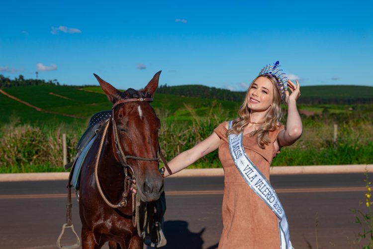 Mayara Melanes, Miss Vila Valério 2025, será um dos destaques da Feira dos Municípios do ES