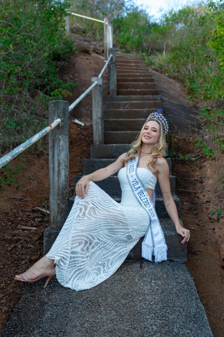 Mayara Melanes, Miss Vila Valério 2025, será um dos destaques da Feira dos Municípios do ES