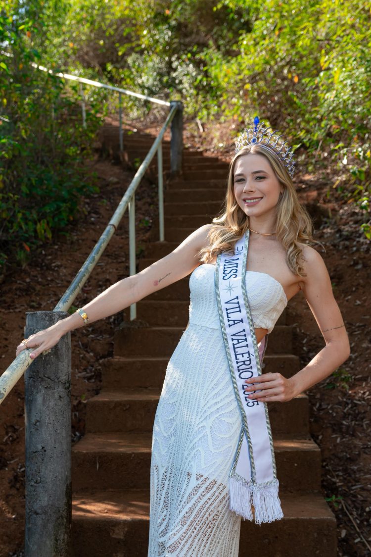 Mayara Melanes, Miss Vila Valério 2025, será um dos destaques da Feira dos Municípios do ES