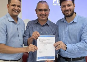 Prefeito de São Mateus Marcus Batista lança programa de capacitação em parceria com Sesi Senai, e Marcopolo