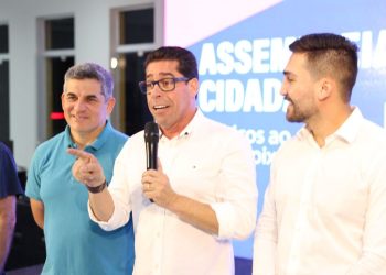 Marcelo Santos volta à Região Sul para prestar contas em Piúma com o prefeito Paulo Cola