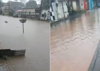 Chuvas fortes provocam alagamentos e deixam Grande Vitória e Guarapari em alerta
