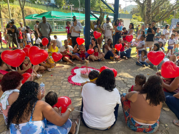 Festa da Família une a comunidade escolar no Cmei Sophia Musengny Loureiro em Vitória