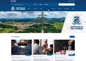 Prefeitura de Vila Valério lança novo site institucional
