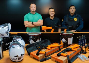 Prefeito Lucas Scaramussa anuncia investimentos na compra de equipamentos para a Guarda Civil Municipal