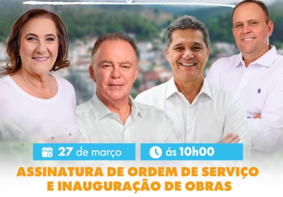 Governador Casagrande e vice Ricardo Ferraço visitam São Domingos do Norte para anunciar investimentos e novas obras