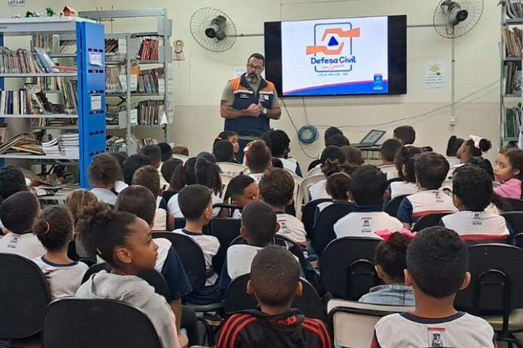 Defesa Civil de Vila Velha inicia novo ciclo de palestras em escolas da rede municipal