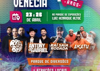 Palco pronto, festa garantida! Confira as atrações confirmadas para os 72 anos de Nova Venécia