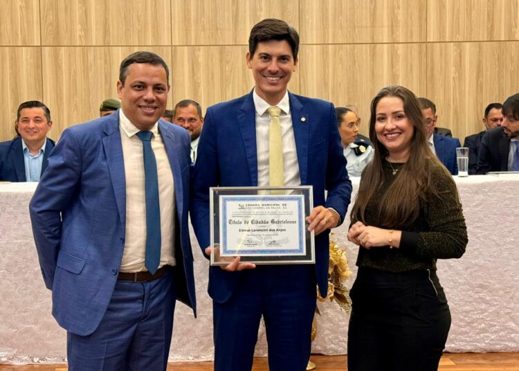 Mazinho dos Anjos recebe Título de Cidadão Gabrielense e reforça compromisso com São Gabriel da Palha