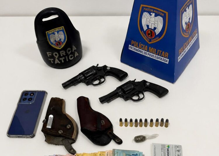 2º Batalhão apreende armas de fogo em São Gabriel da Palha