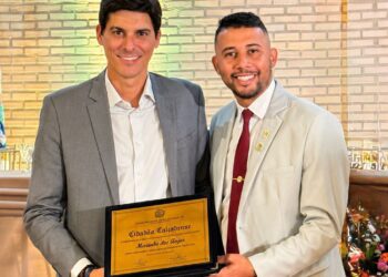Deputado Mazinho dos Anjos recebe Título de Cidadão de São José do Calçado e realiza entregas no município