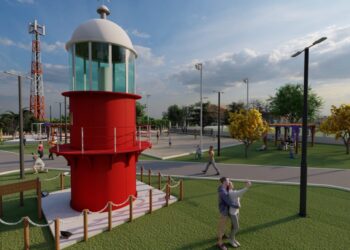 Prefeito de Linhares, Lucas Scaramussa anuncia restauração do Farol de Regência e urbanização do seu entorno