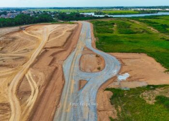 Obras da ponte que liga o Interlagos ao Aviso atingem 40% de execução