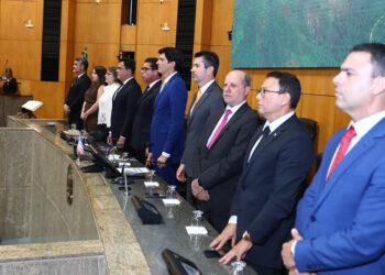 Mazinho dos Anjos preside sessão que reconhece trabalho de membros e servidores do MPES