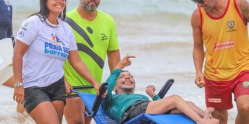 Praia Sem Barreiras promove inclusão na Praia de Jacaraípe