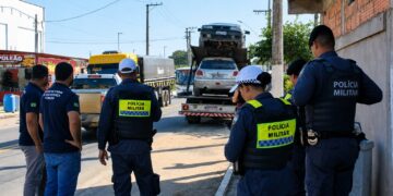 Operação fiscaliza veículos abandonados e estacionados irregularmente em Jaguaré