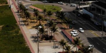 Estudantes realizam ação de educação para o trânsito sábado na Praça do Ciclista em Vila Velha