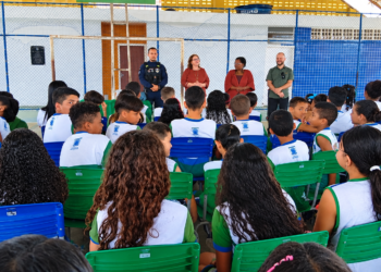 São Mateus: Guarda Municipal promove ação contra drogas e bullying em escola do bairro Aviação