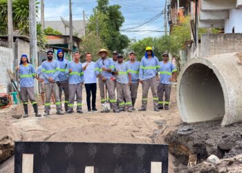 Gestão Lucas Scaramussa avança com obra de macrodrenagem no Santa Cruz, em Linhares