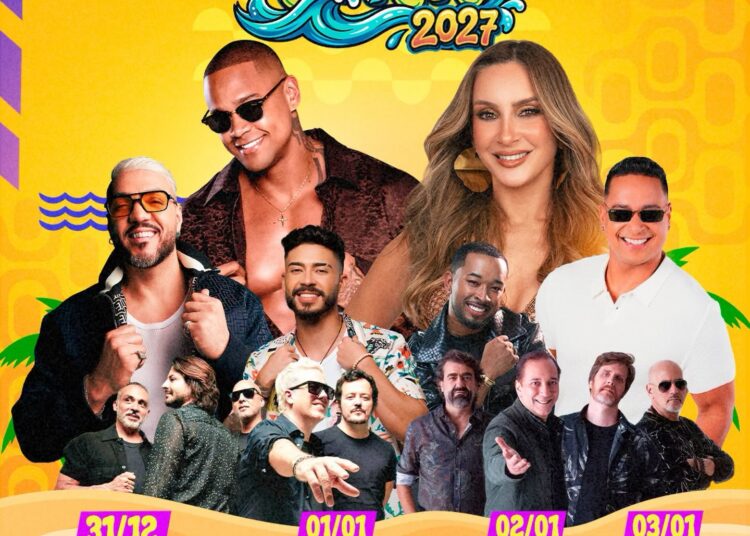 Verão Guriri 2027 terá oito shows nacionais entre dezembro e janeiro; confira as atrações confirmadas