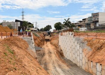 Obras do mergulhão e viaduto de Alto Lage em Cariacica, já ultrapassam 65% de execução